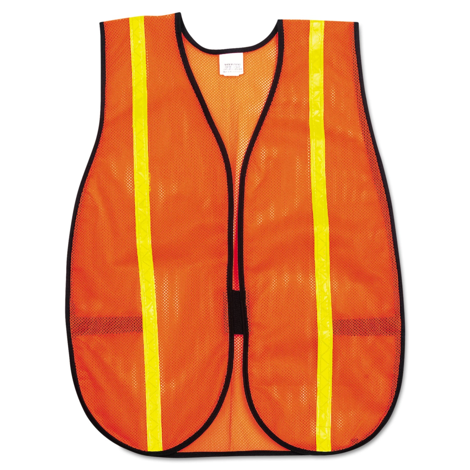 polyester-mesh-safety-vest-one-size-fits-all-orange-with-075-lime-green-stripe_rvrv211r - 1