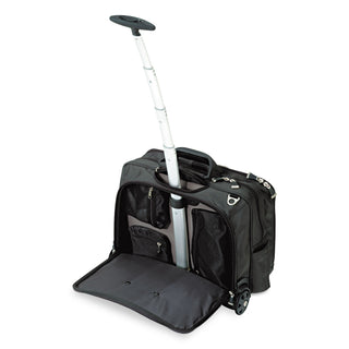 Contour Rolling Laptop Case, Fits Devices Up to 17", Ballistic Nylon, 17.5 x 9.5 x 13, Black - 