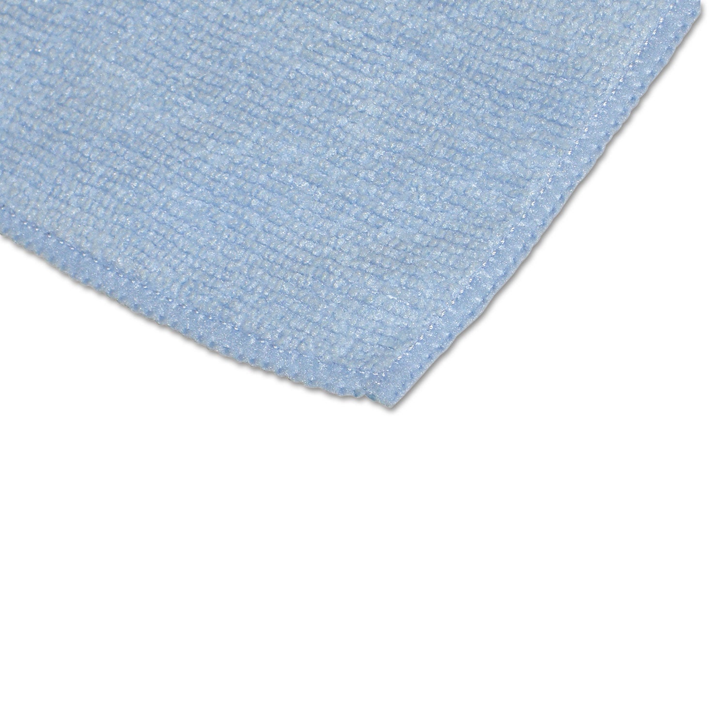 Large-Sized Microfiber Towels Two-Pack, 15 x 15, Unscented, Blue, 2/Pack - 