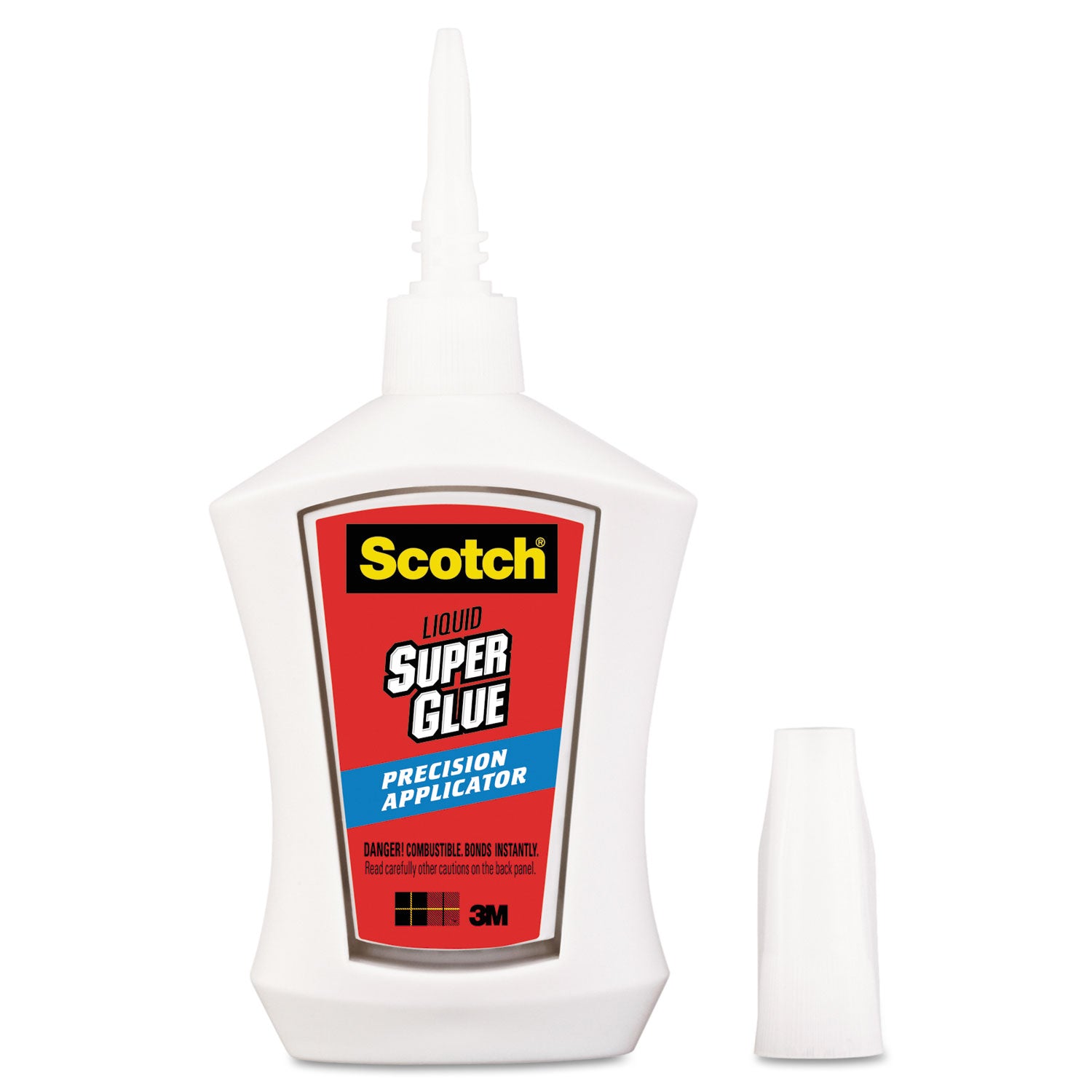 Super Glue with Precision Applicator, 0.14 oz, Dries Clear - 