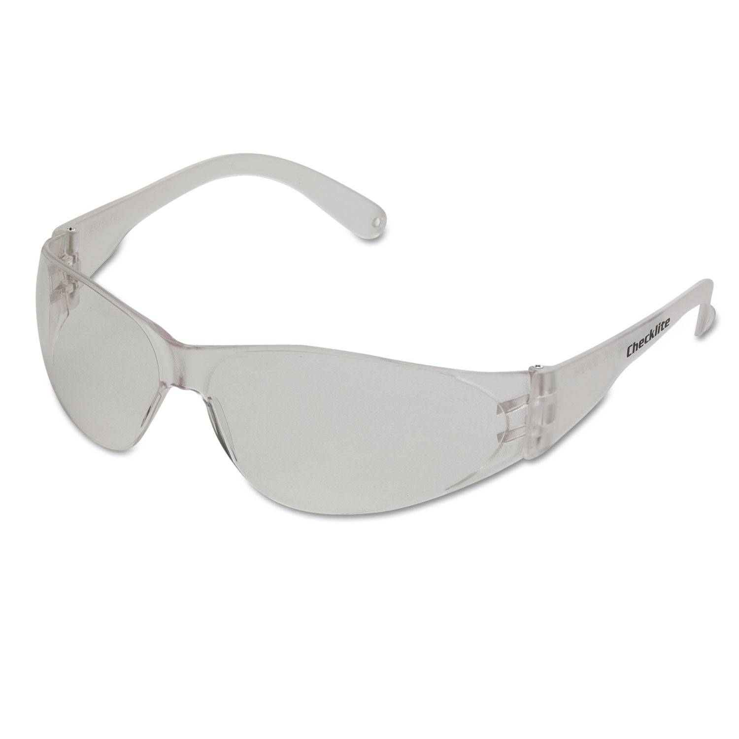 Checklite Safety Glasses, Clear Frame, Anti-Fog Lens - 