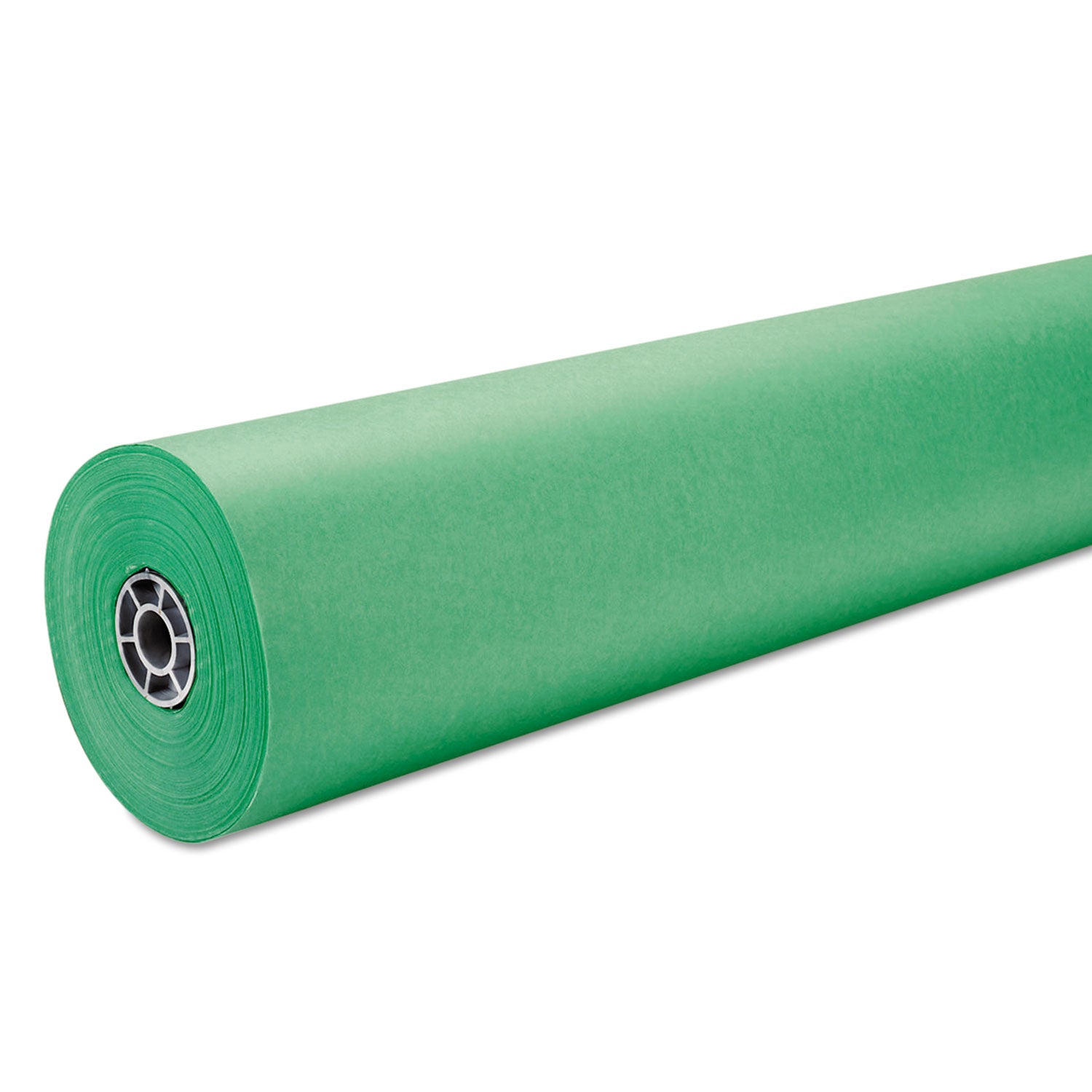 Rainbow Duo-Finish Colored Kraft Paper, 35 lb Wrapping Weight, 36" x 1,000 ft, Brite Green - 
