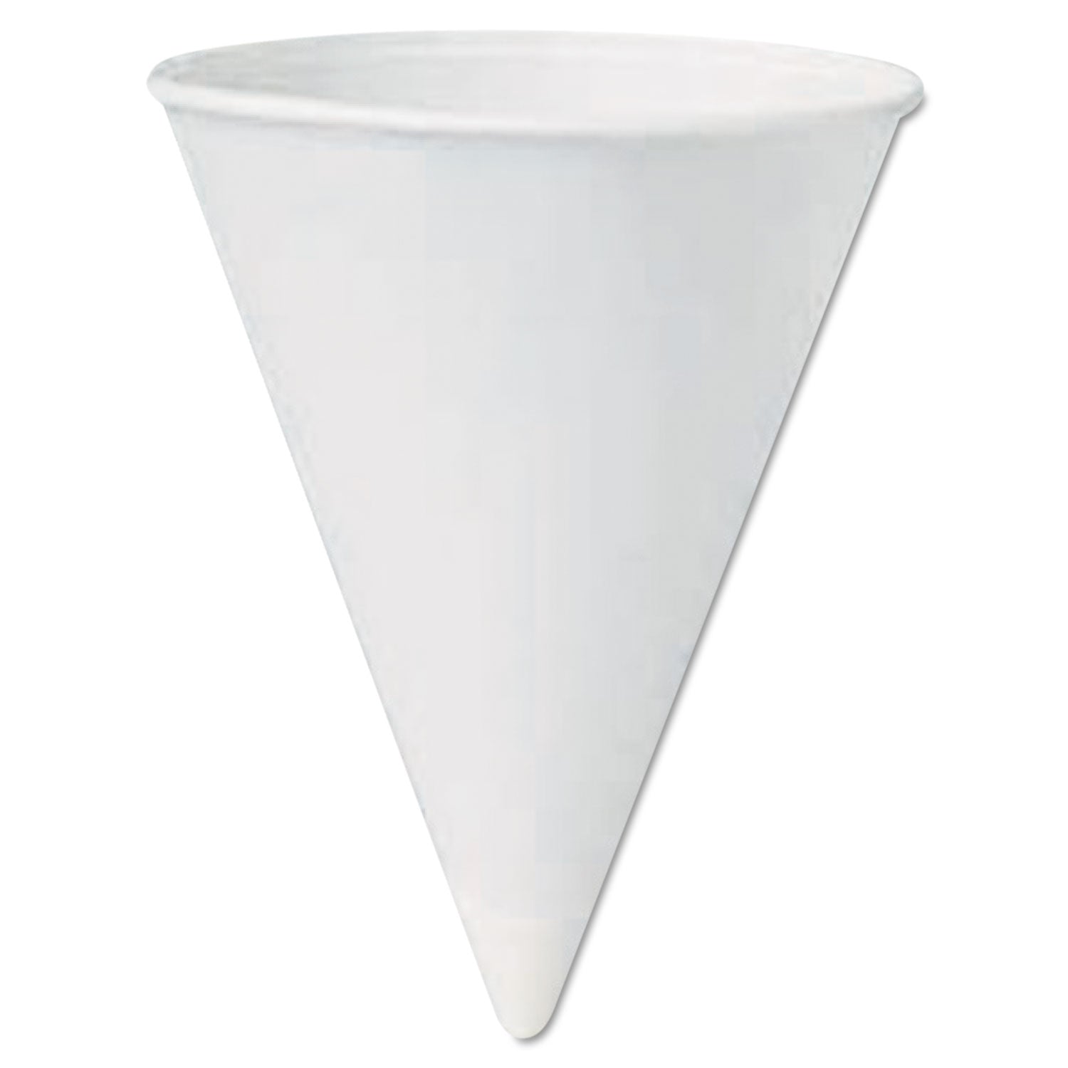 Solo Eco-Forward 4 oz Treated Paper Cone Water Cups - Cone - 200 / Pack - White - Paper - Cold Drink