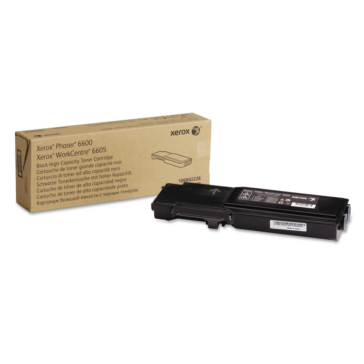 106R02228 High-Yield Toner, 8,000 Page-Yield, Black - 