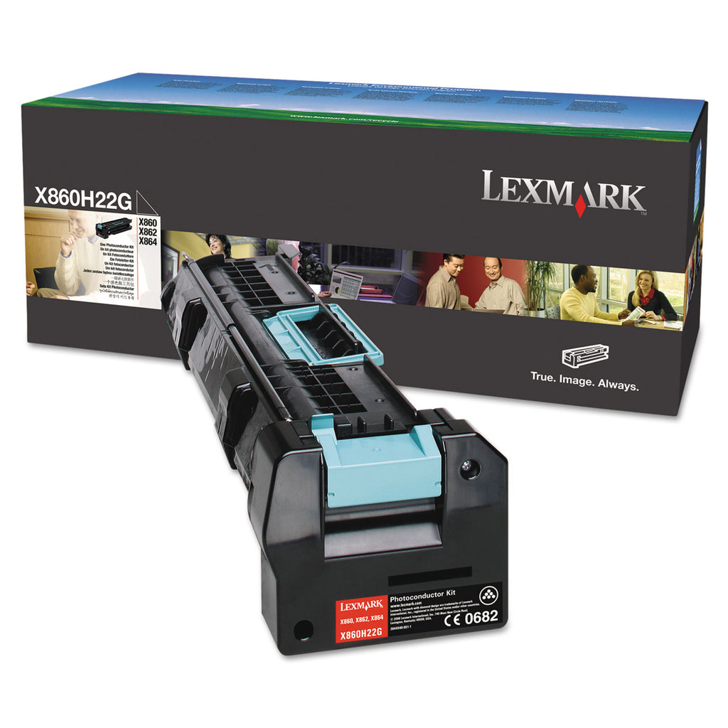 X860H22G Photoconductor Unit, 48,000 Page-Yield, Black