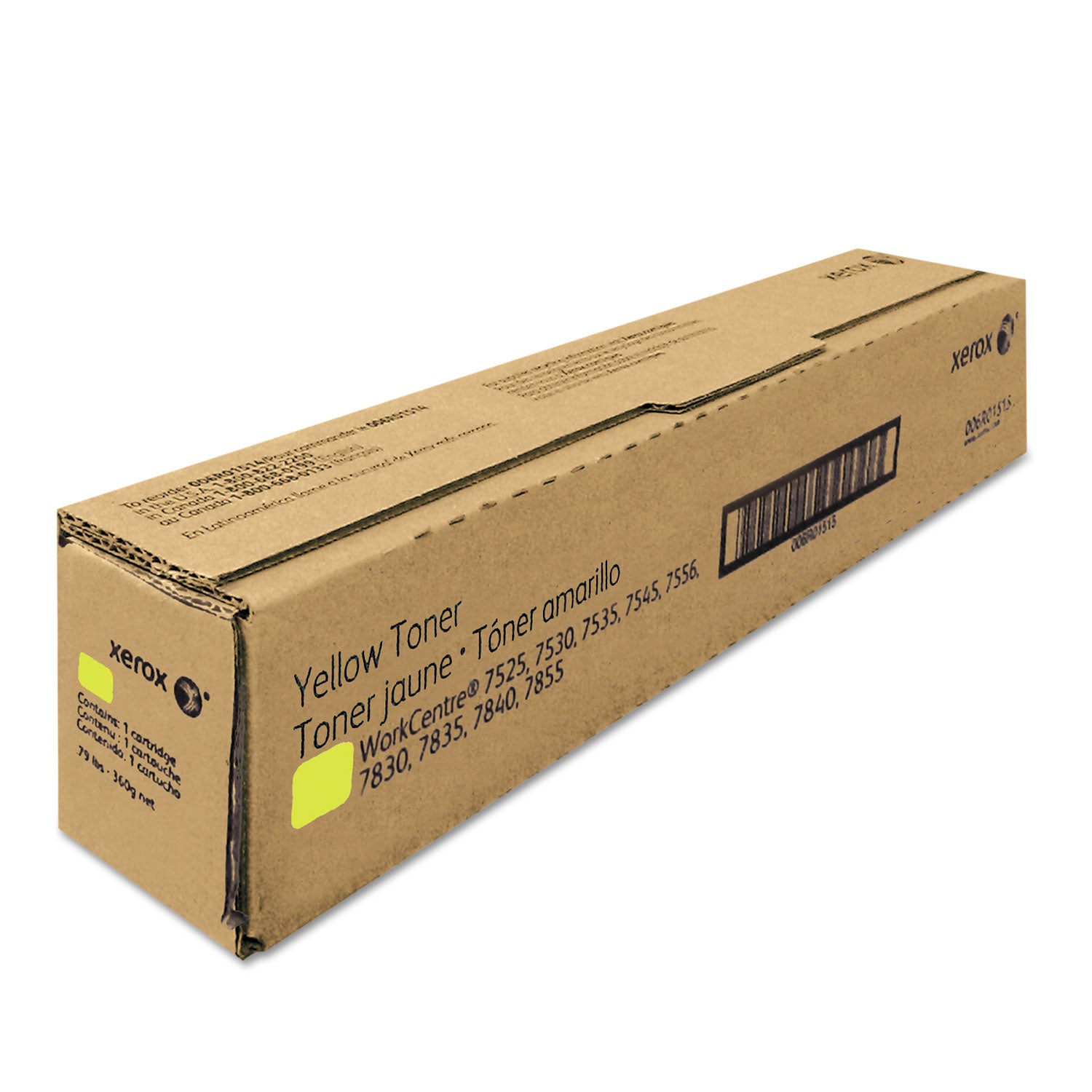 006R01514 Toner, 15,000 Page-Yield, Yellow - 