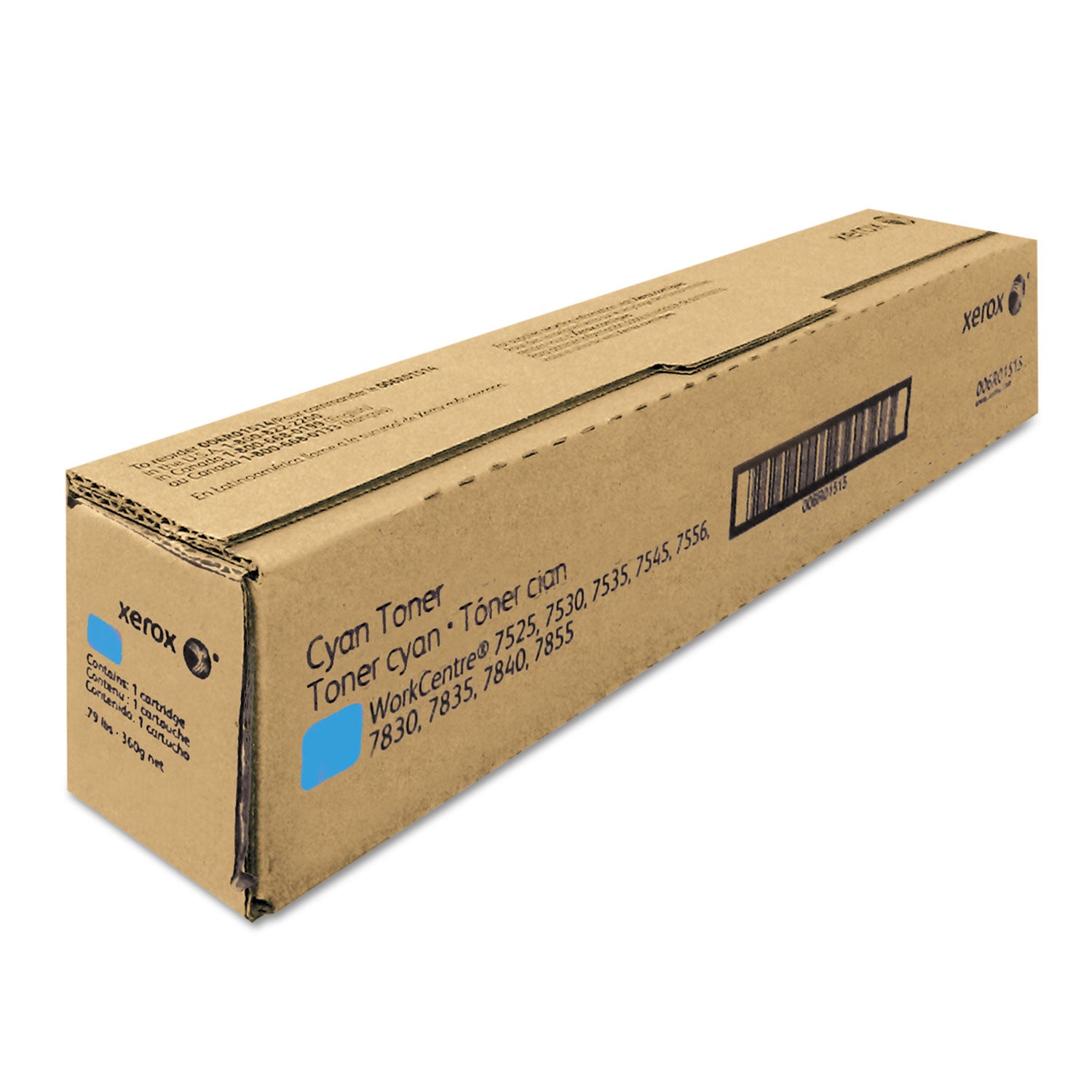 006R01516 Toner, 15,000 Page-Yield, Cyan - 