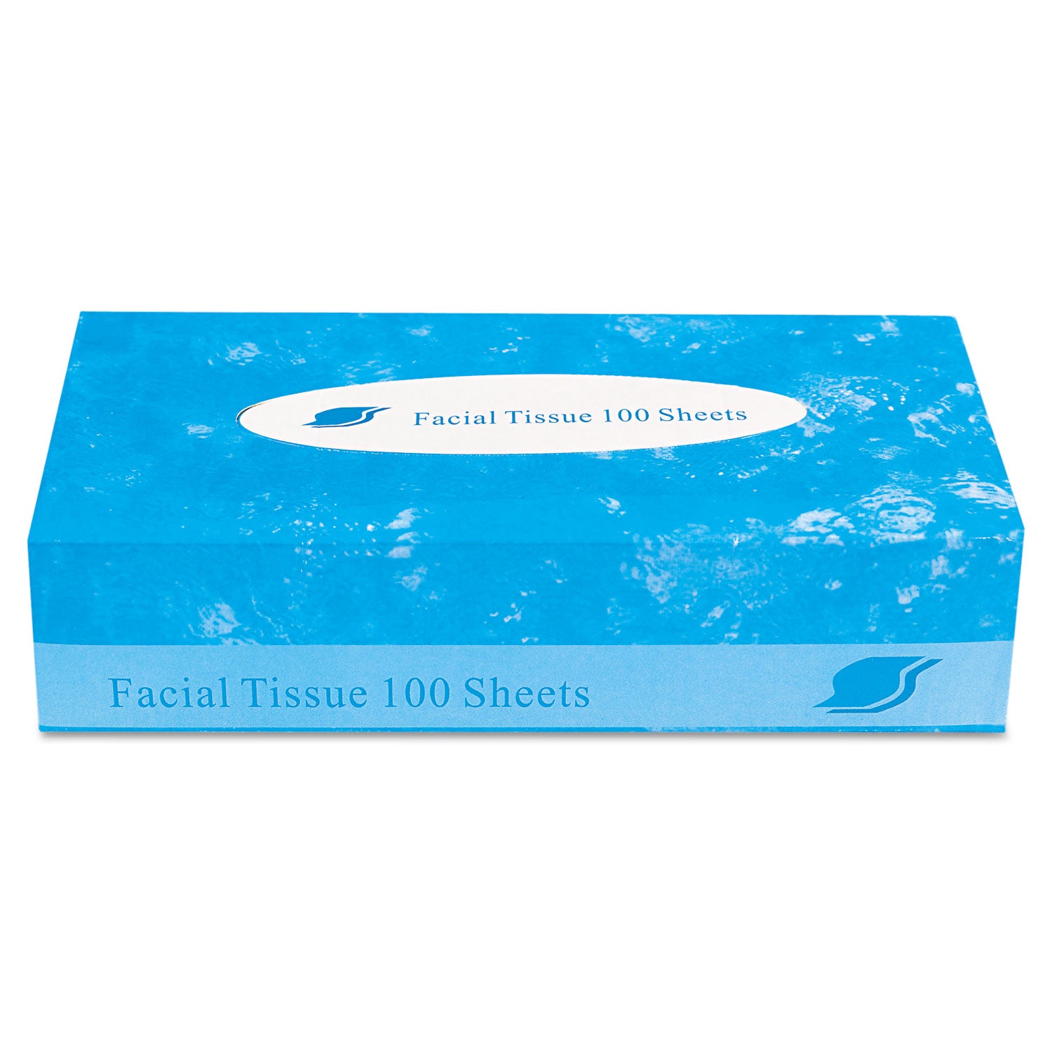 Boxed Facial Tissue, 2-Ply, White, 100 Sheets/Box, 30 Boxes/Carton - 