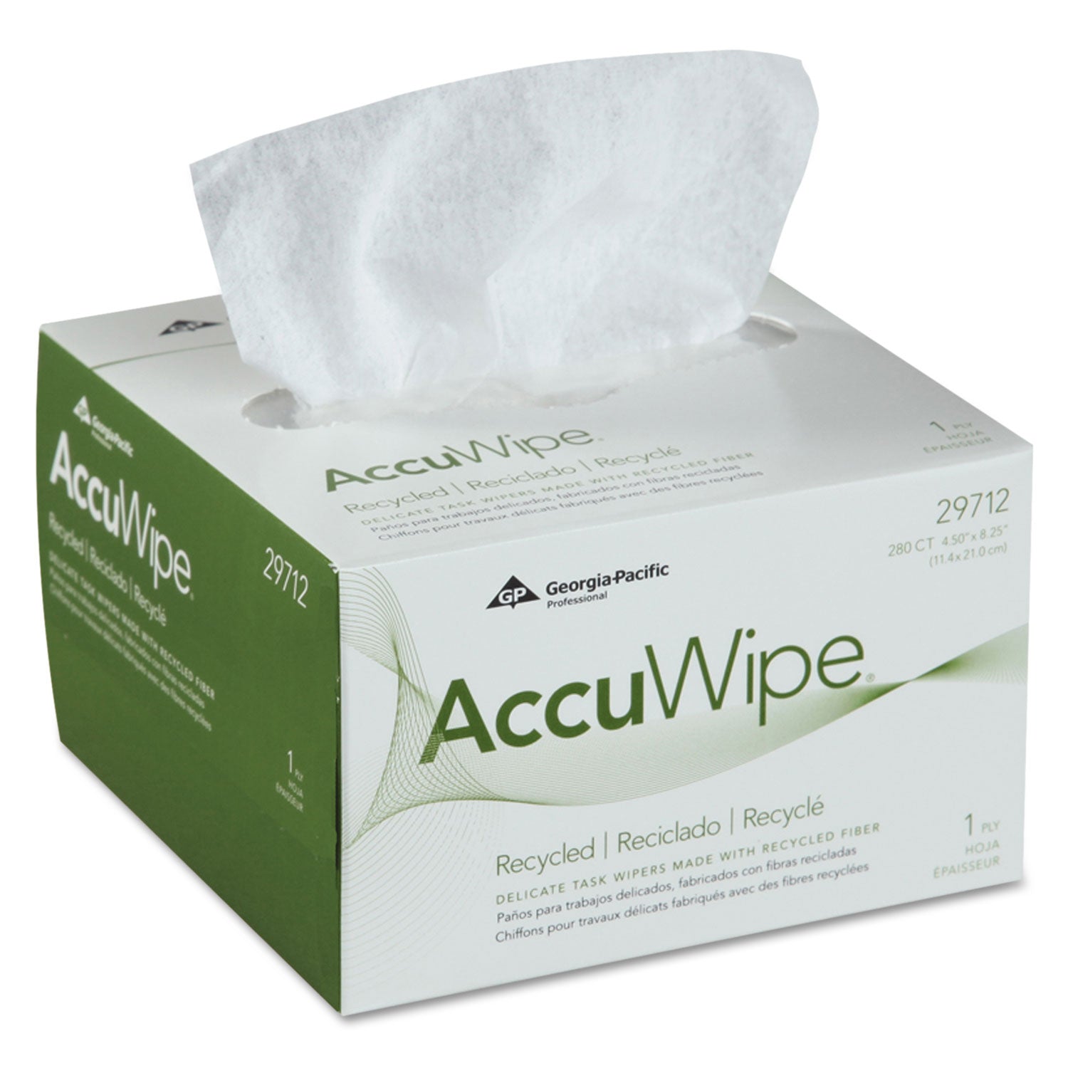 accuwipe-recycled-one-ply-delicate-task-wipers-1-ply-45-x-825-unscented-white-280-box_gpc29712 - 1