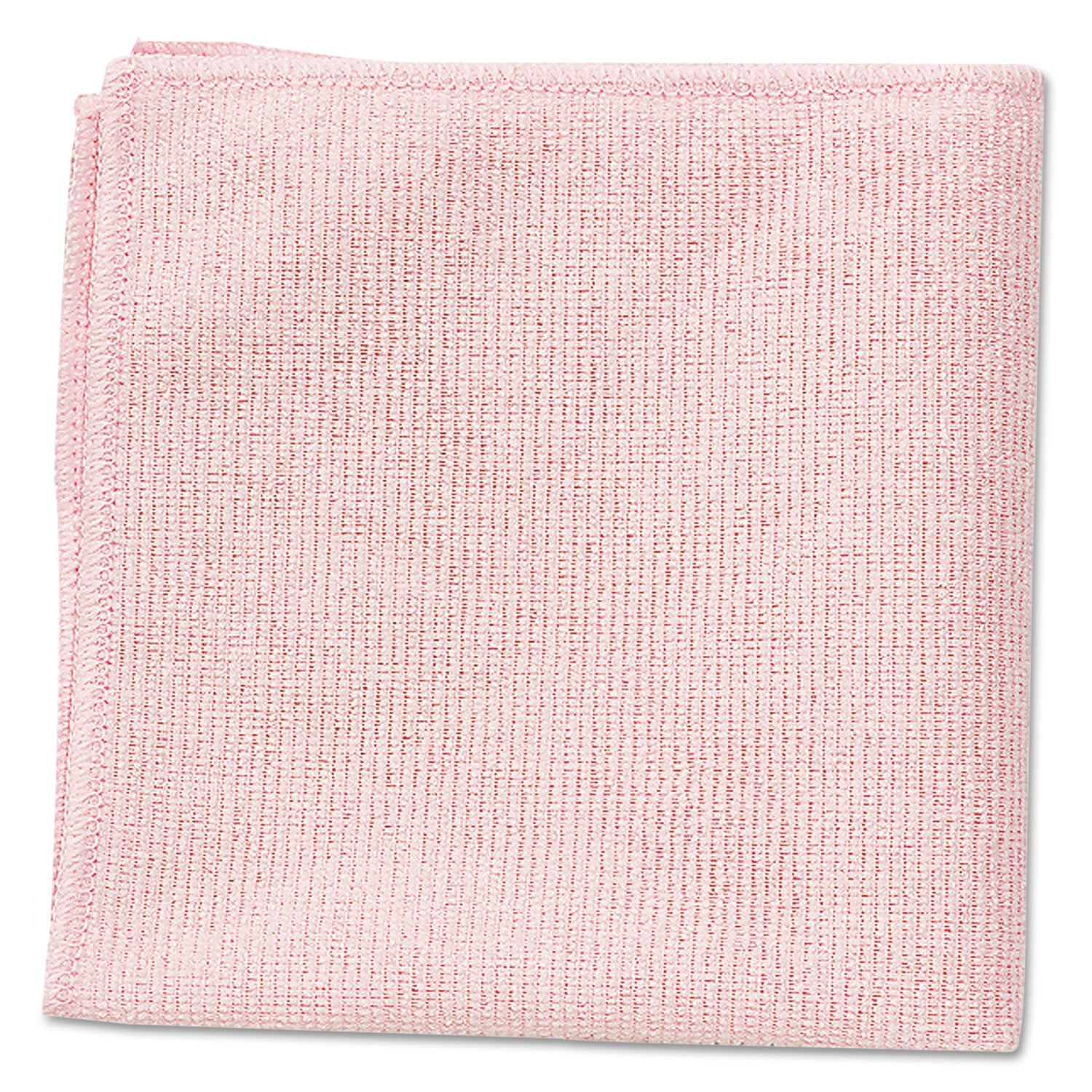 Microfiber Cleaning Cloths, 16 x 16, Pink, 24/Pack - 