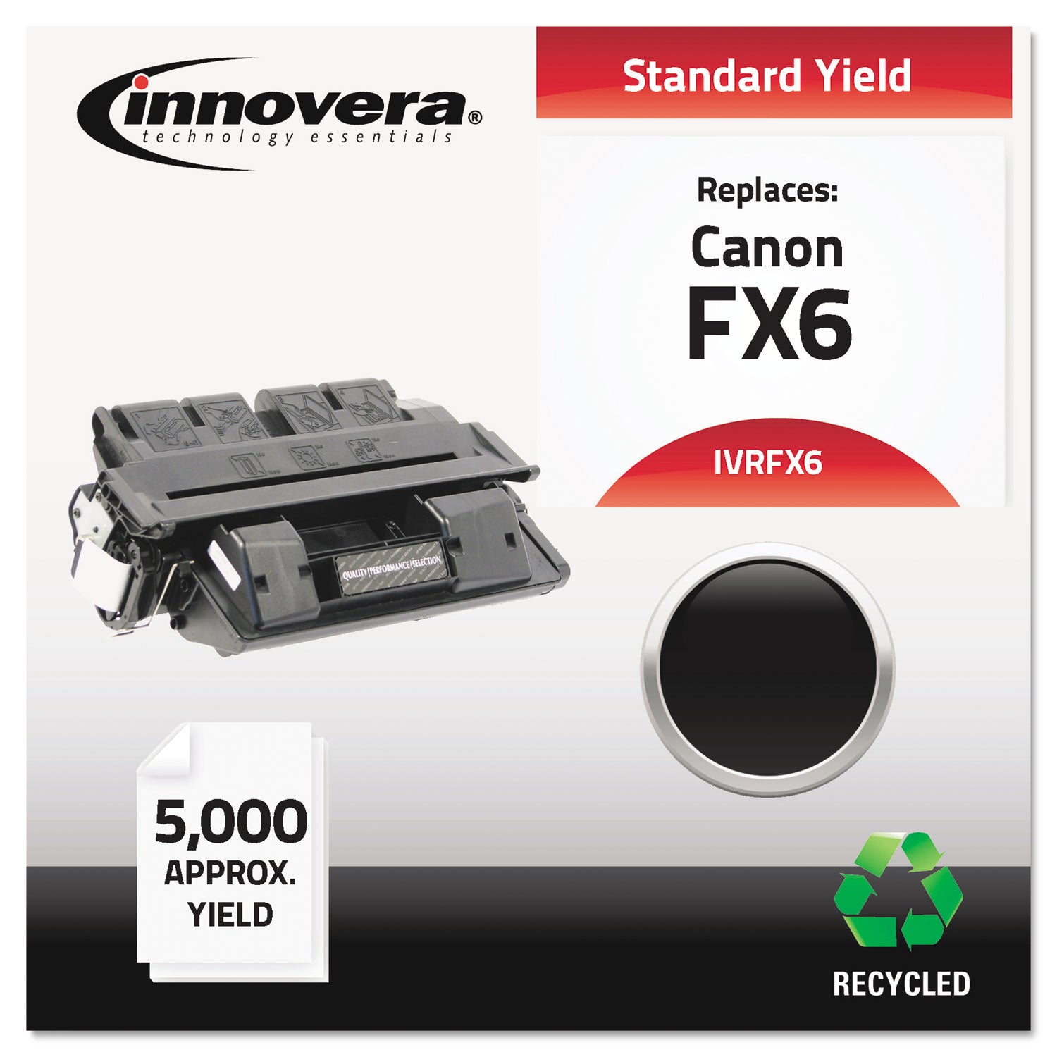 Remanufactured Black Toner, Replacement for FX-6 (1559A002AA), 5,000 Page-Yield, Ships in 1-3 Business Days - 