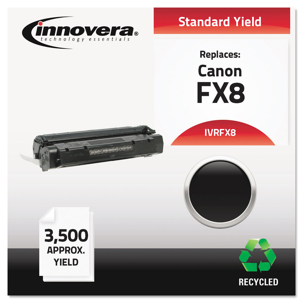 Remanufactured Black Toner, Replacement for FX-8 (8955A001AA), 3,500 Page-Yield, Ships in 1-3 Business Days