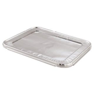 Steam Pan Foil Lids, Fits Half-Size Pan, 12.81 x 10.44, 100/Carton