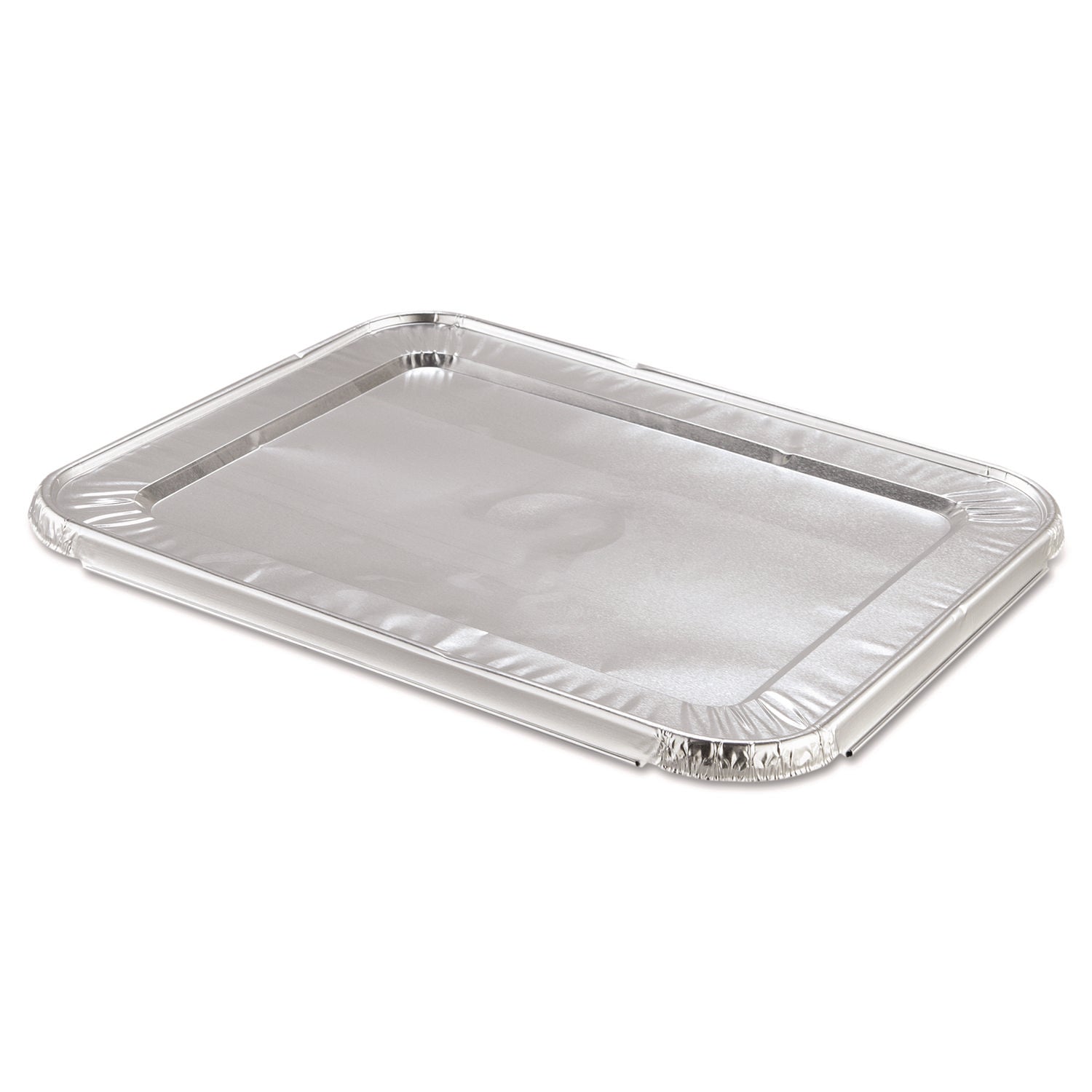 Steam Pan Foil Lids, Fits Half-Size Pan, 12.81 x 10.44, 100/Carton