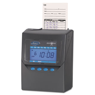 7500E Totalizing Time Recorder, LCD Display, Charcoal - 
