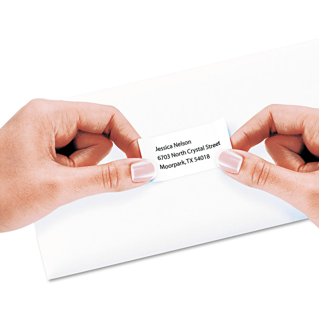 Repositionable Address Labels w/SureFeed, Inkjet/Laser, 1 x 2.63, White, 750/BX