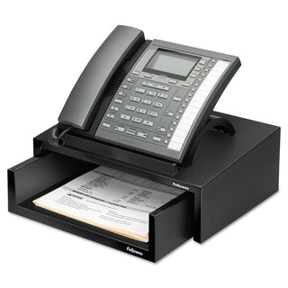 Designer Suites Telephone Stand, 13 x 9.13 x 4.38, Black Pearl - 