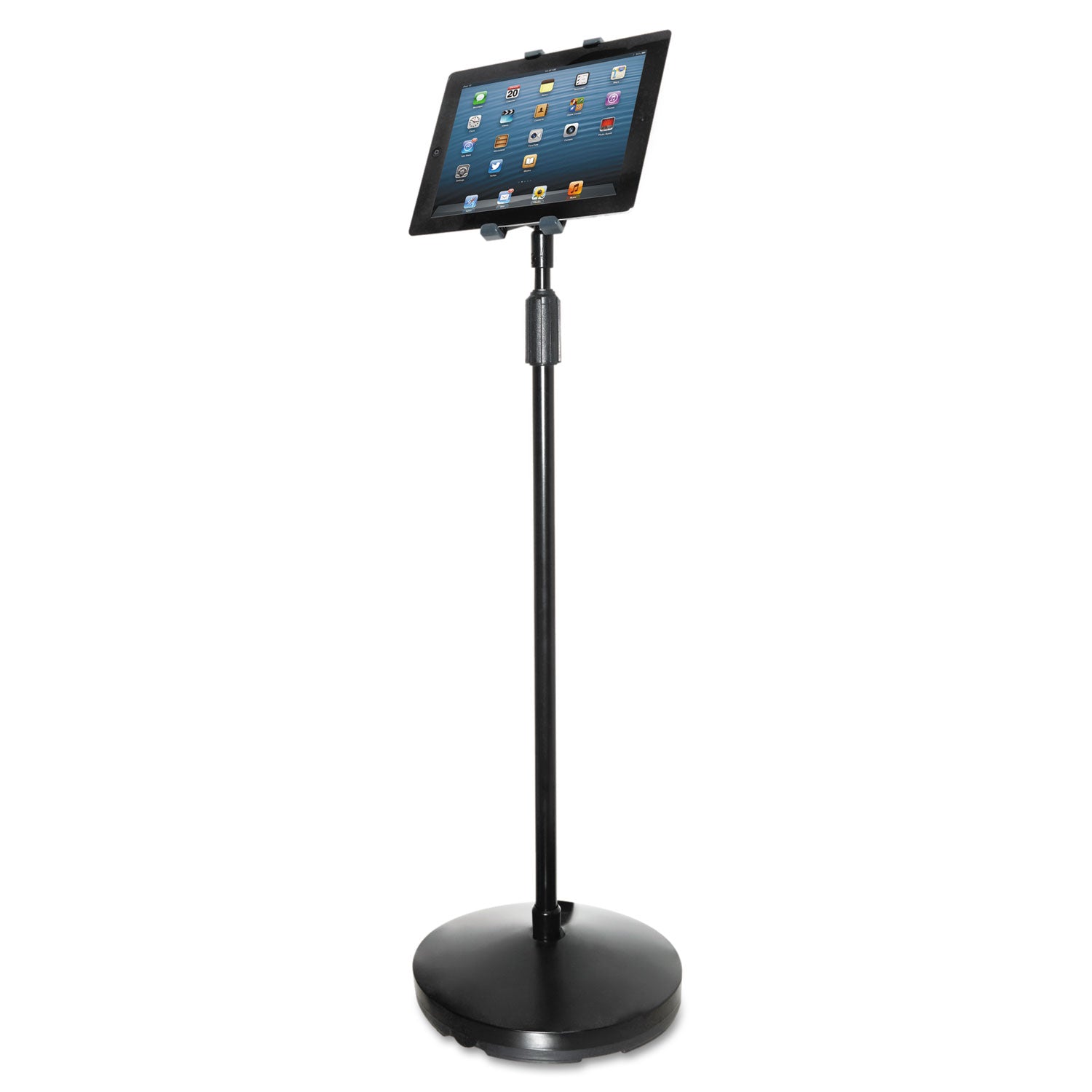 Floor Stand for iPad and Other Tablets, Black - 