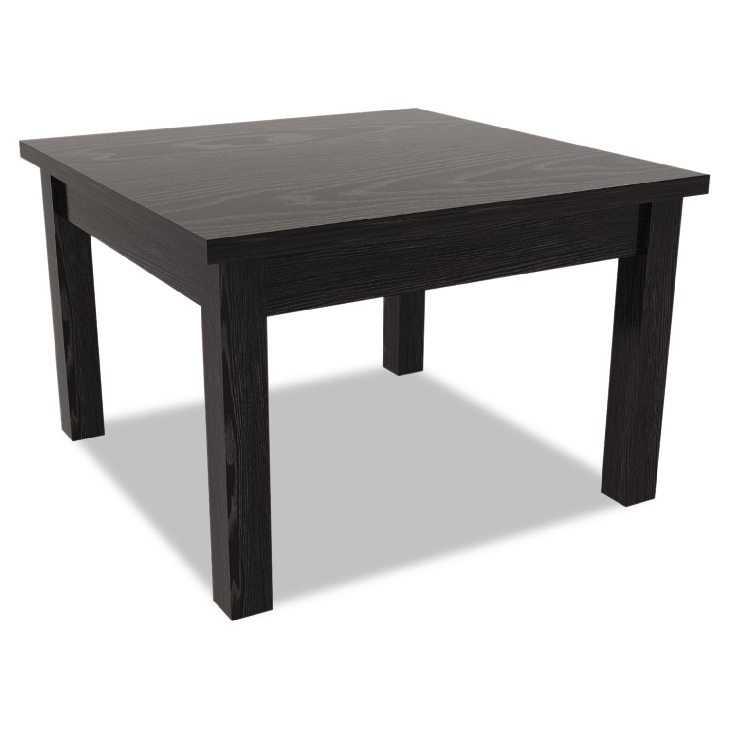 Alera Valencia Series Occasional Table, Rectangle, 23.63w x 20d x 20.38h, Black - 