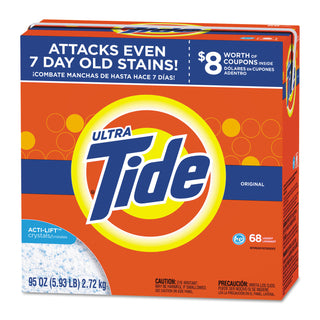 HE Laundry Detergent, Original Scent, Powder, 95 oz Box, 3/Carton - 