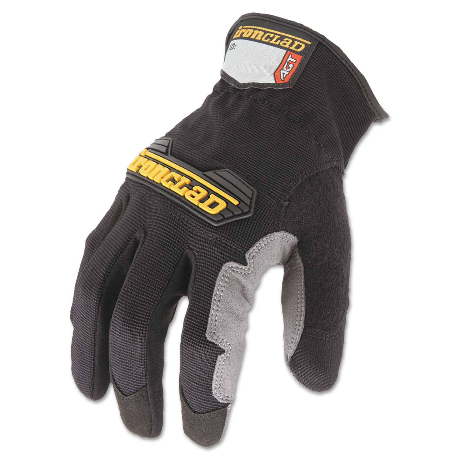 Ironclad WorkForce All-purpose Gloves - Medium Size - Black, Gray - Impact Resistant, Abrasion Resistant, Durable, Reinforced - For Multipurpose, Home, Shop, Construction, Landscape, Yardwork - 2 / Pair