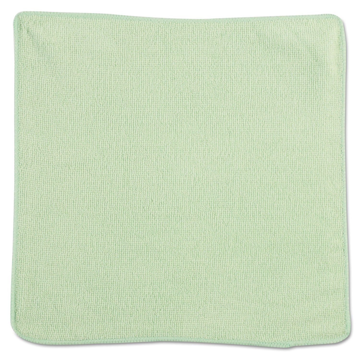 Microfiber Cleaning Cloths, 12 x 12, Green, 24/Pack - 
