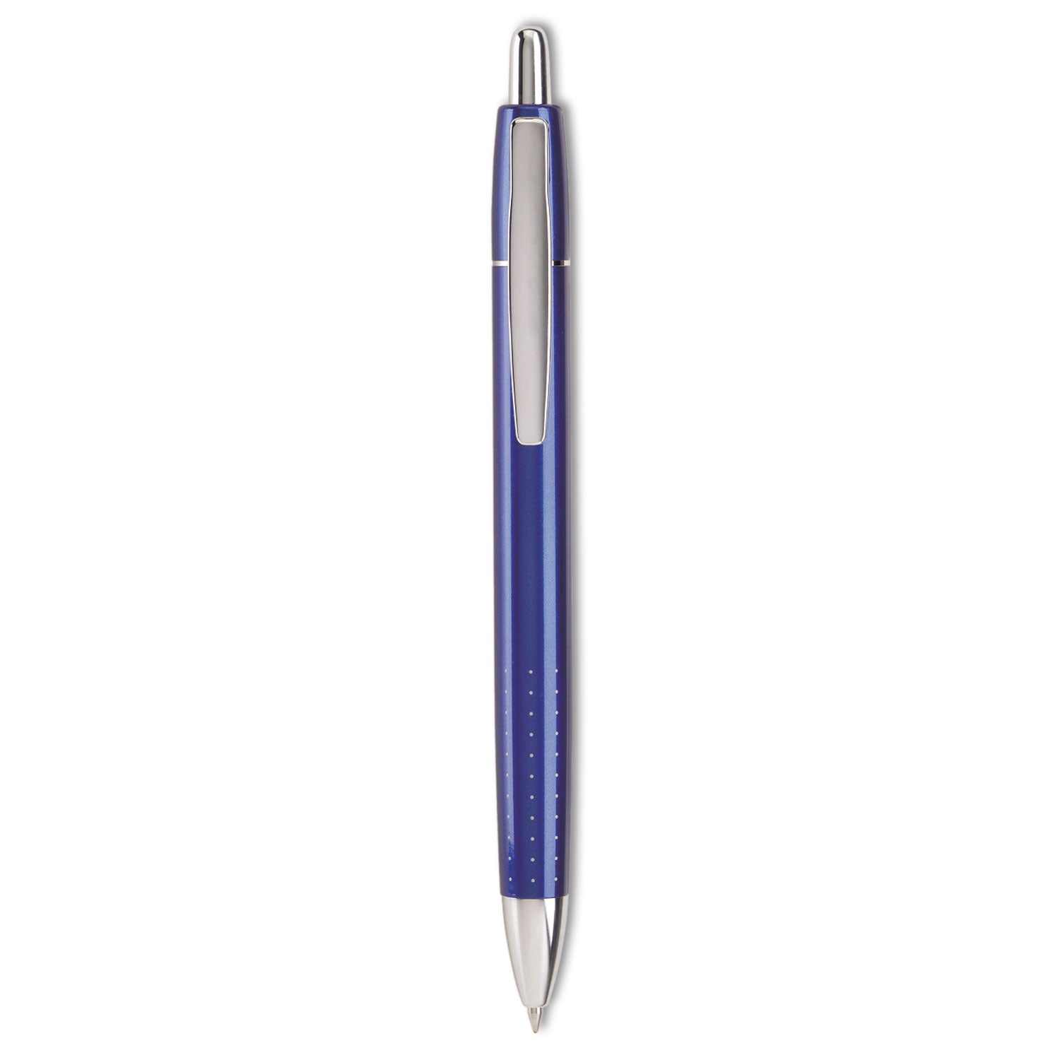 axiom-premium-ballpoint-pen-retractable-medium-1-mm-blue-ink-cobalt-blue-barrel_pil90061 - 1