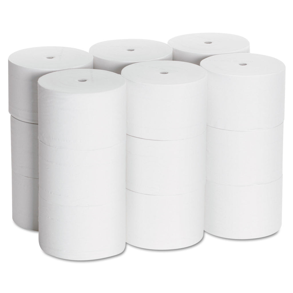 Coreless Bath Tissue, Septic Safe, 2-Ply, White, 1,125 Sheets/Roll, 18 Rolls/Carton