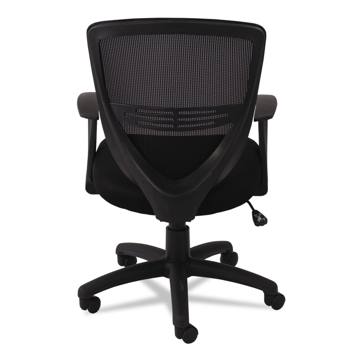 Swivel/Tilt Mesh Mid-Back Task Chair, Supports Up to 250 lb, 17.91" to 21.45" Seat Height, Black - 