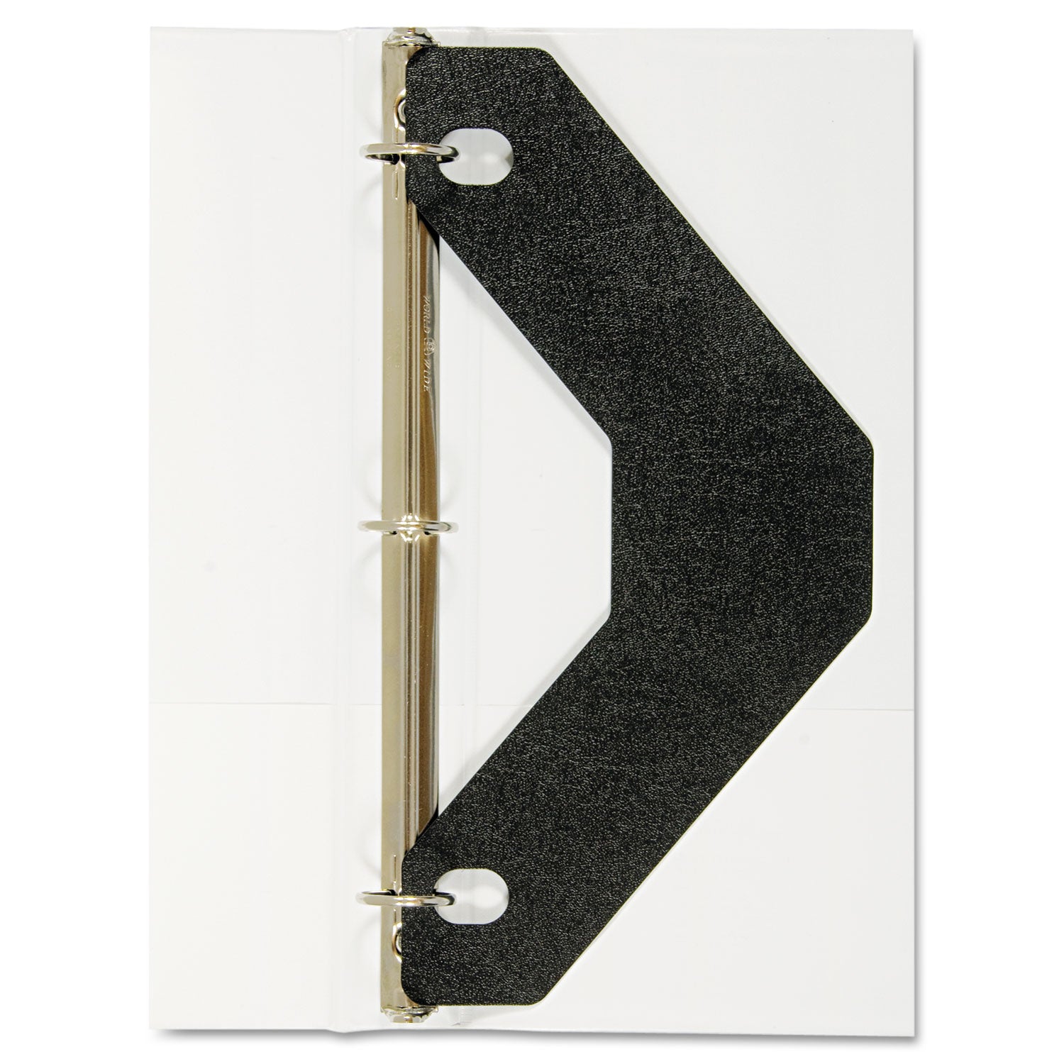 Triangle Shaped Sheet Lifter for Three-Ring Binder, Black, 2/Pack - 