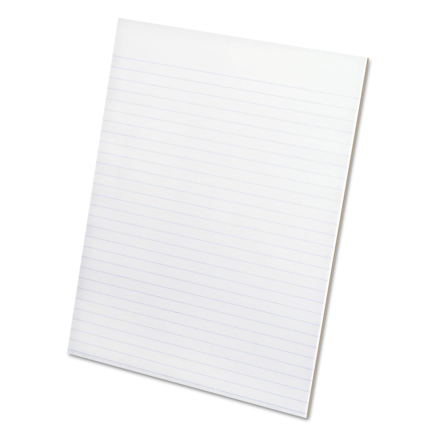 Glue Top Pads, Narrow Rule, 50 White 8.5 x 11 Sheets, Dozen - 