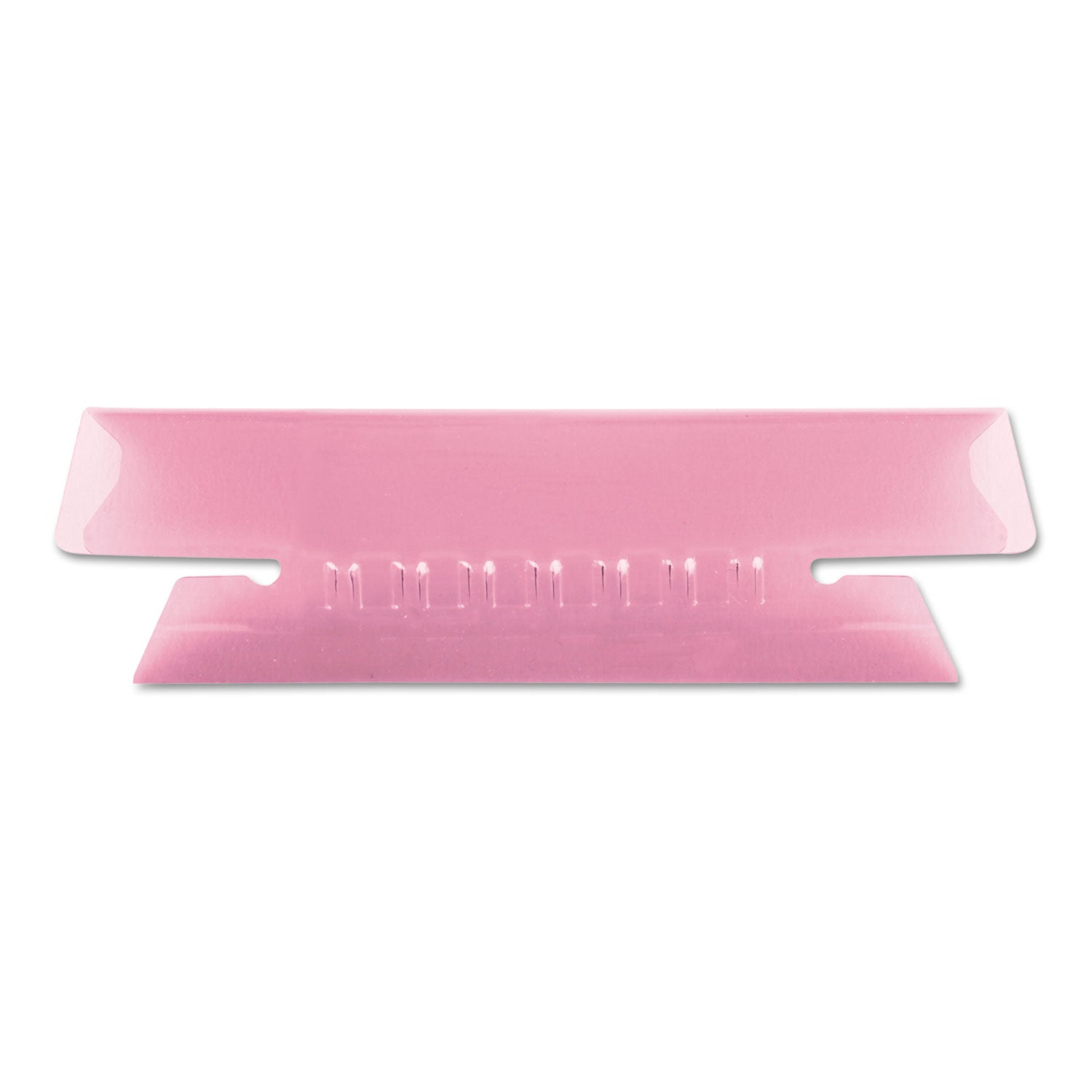 Transparent Colored Tabs For Hanging File Folders, 1/3-Cut, Pink, 3.5" Wide, 25/Pack - 
