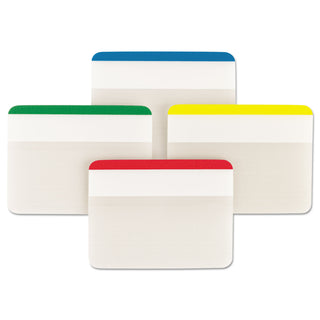 Lined Tabs, 1/5-Cut, Assorted Colors, 2" Wide, 24/Pack