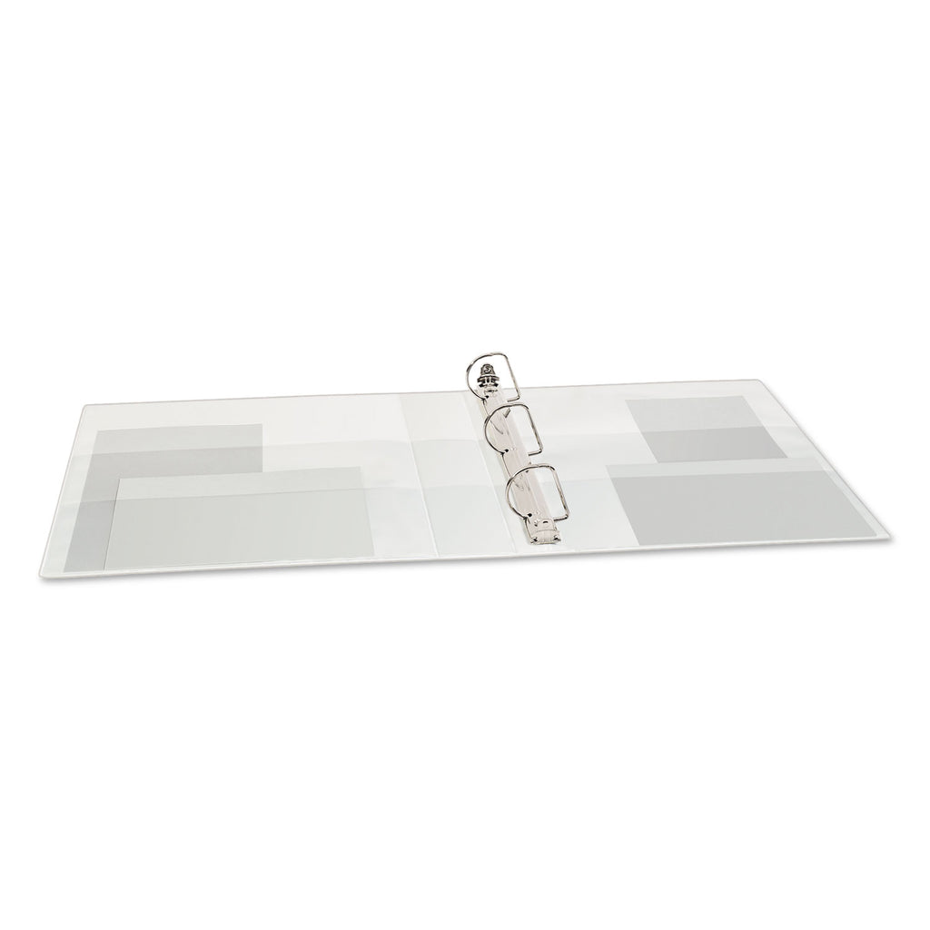 TouchGuard Protection Heavy-Duty View Binders with Slant Rings, 3 Rings, 1.5" Capacity, 11 x 8.5, White