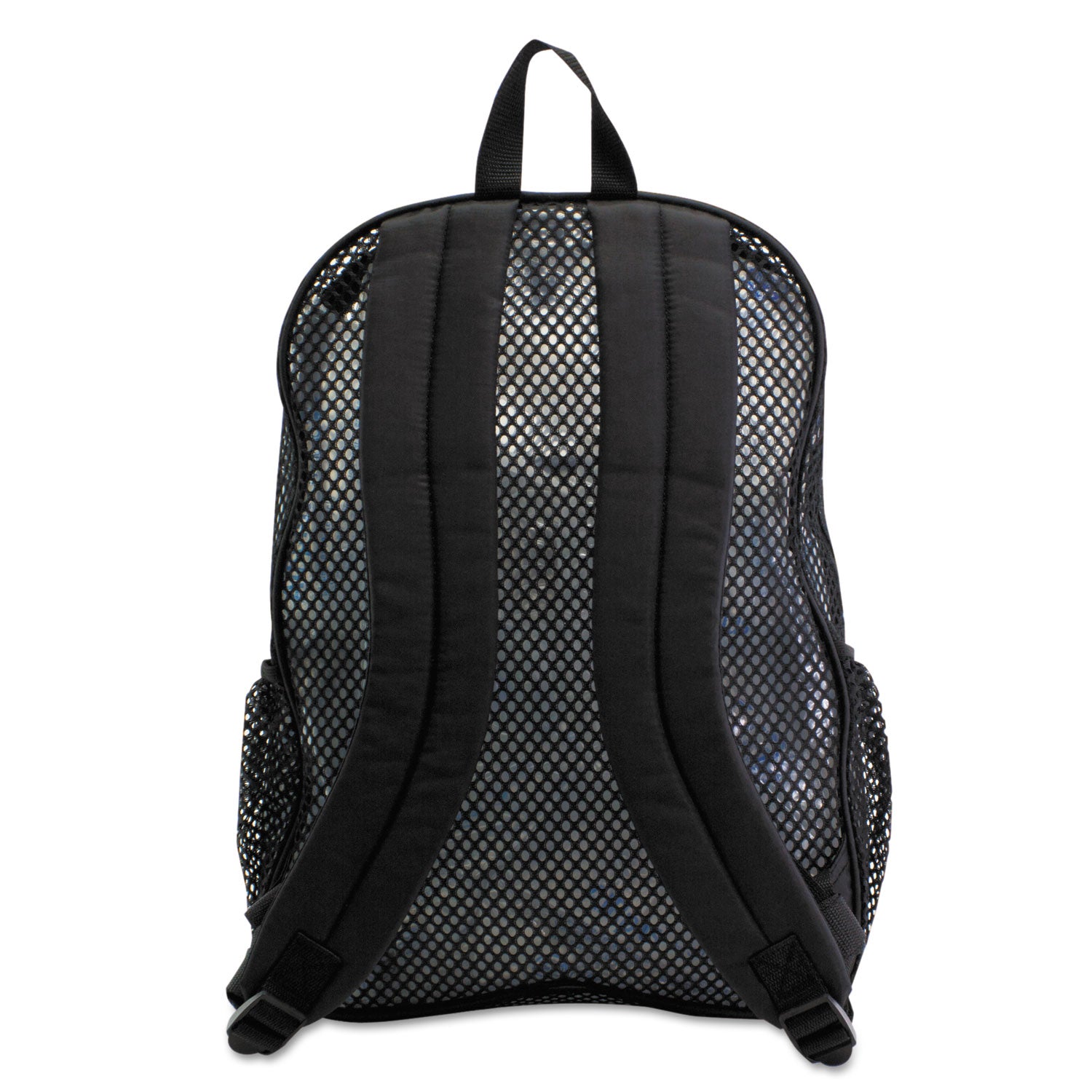 Mesh Backpack, Fits Devices Up to 17", Polyester, 12 x 17.5 x 5.5, Black - 