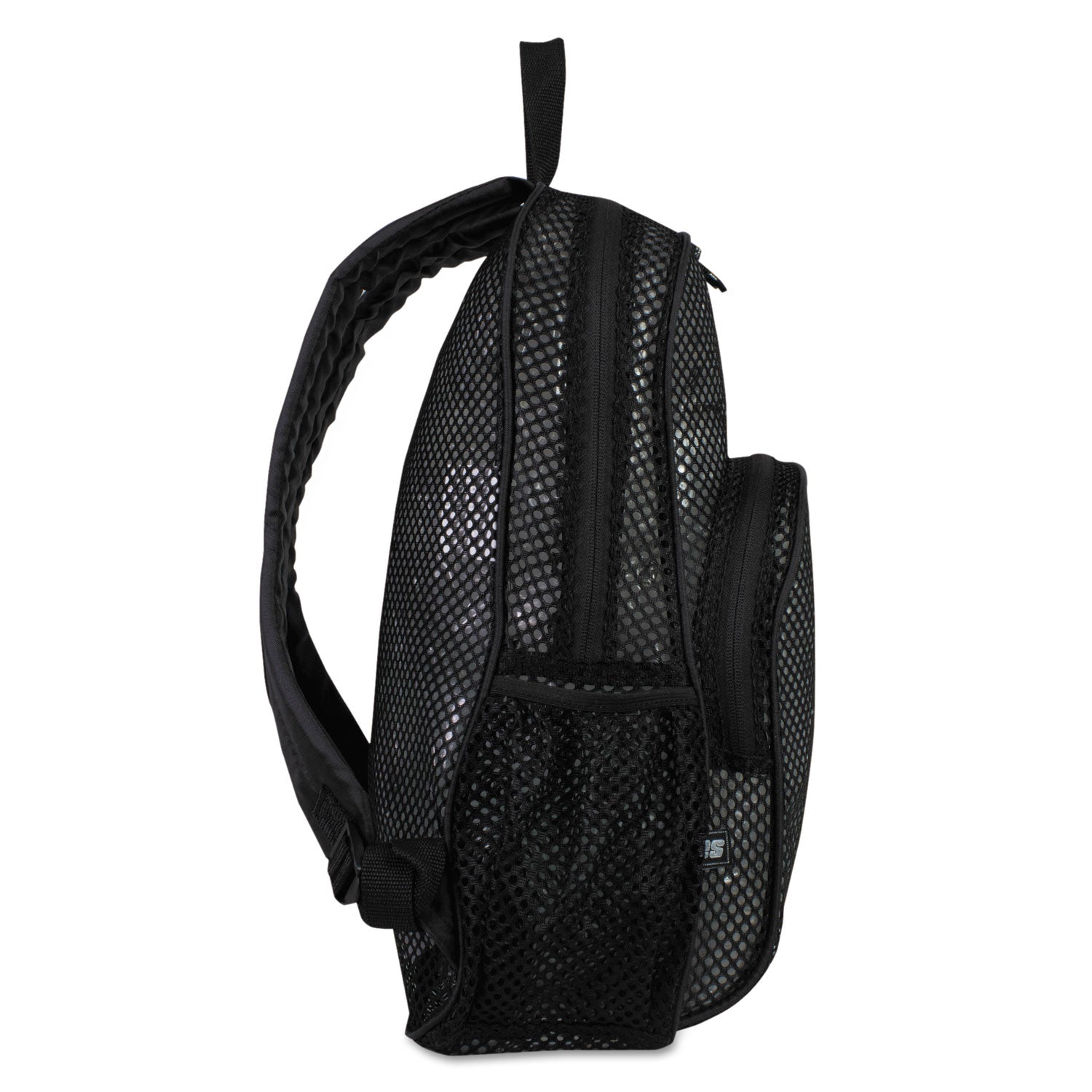 Mesh Backpack, Fits Devices Up to 17", Polyester, 12 x 17.5 x 5.5, Black - 