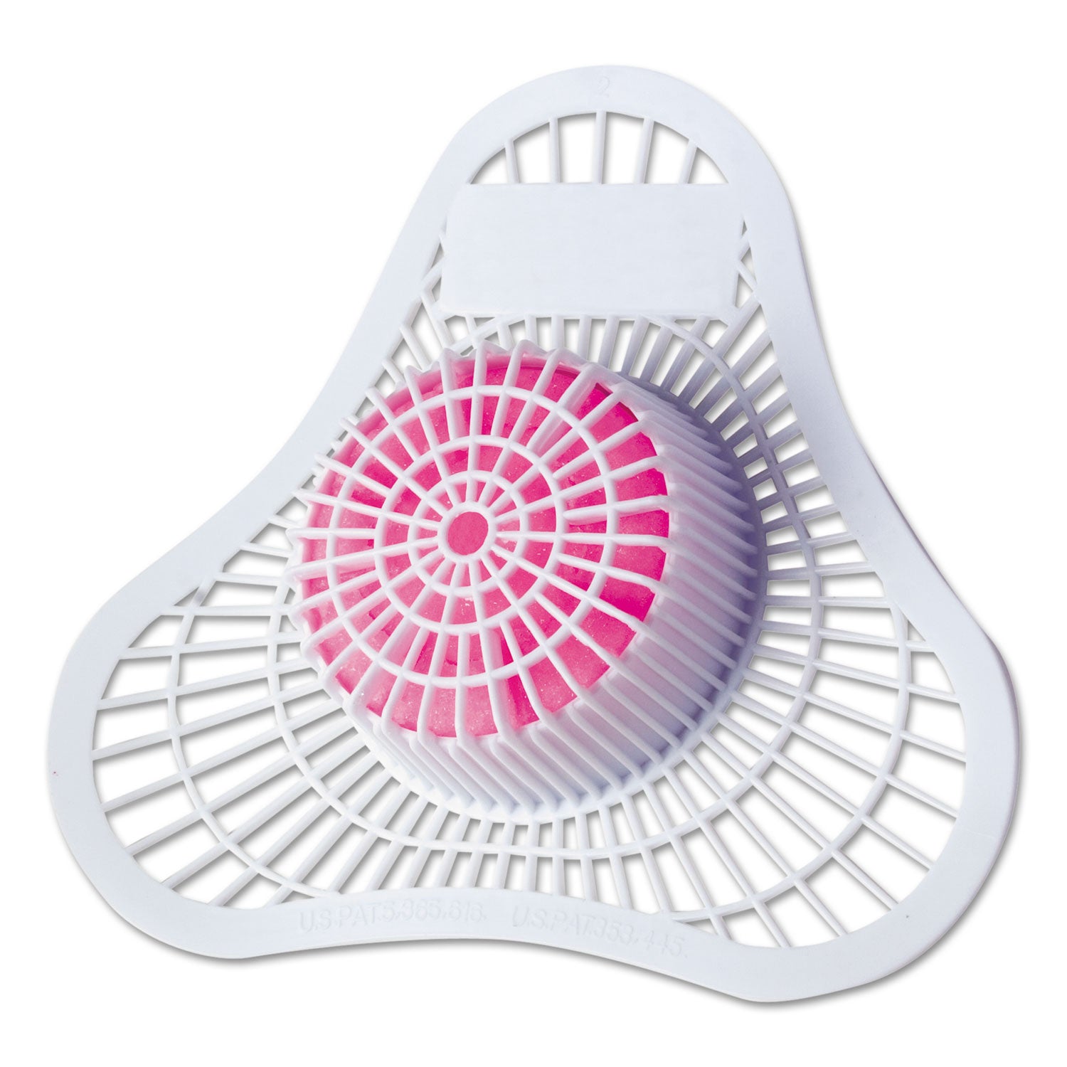 Health Gards Urinal Screen with Non-Para Block, Cherry Scent, White/Pink, Cherry, Dozen - 