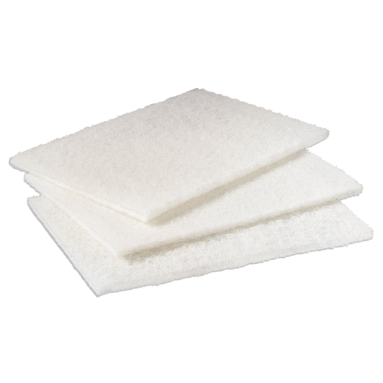 Light Duty Cleansing Pad, 6 x 9, White, 20/Pack, 3 Packs/Carton - 