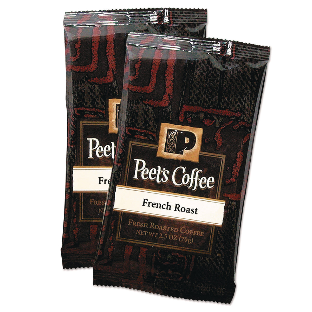 Coffee Portion Packs, French Roast, 2.5 oz Frack Pack, 18/Box, Sold as 1 Box, 18 Each per Box