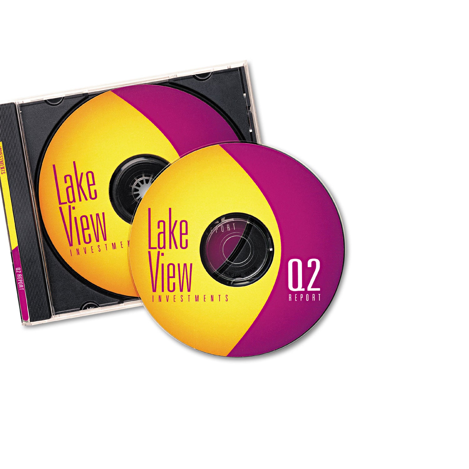 Inkjet CD Labels, Matte White, 40/Pack - 