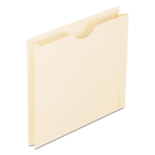 Manila Reinforced File Jackets, 2-Ply Straight Tab, Letter Size, Manila, 50/Box