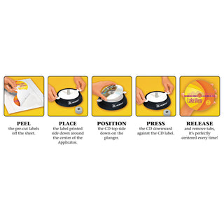 Inkjet Full-Face CD Labels, Matte White, 40/Pack - 