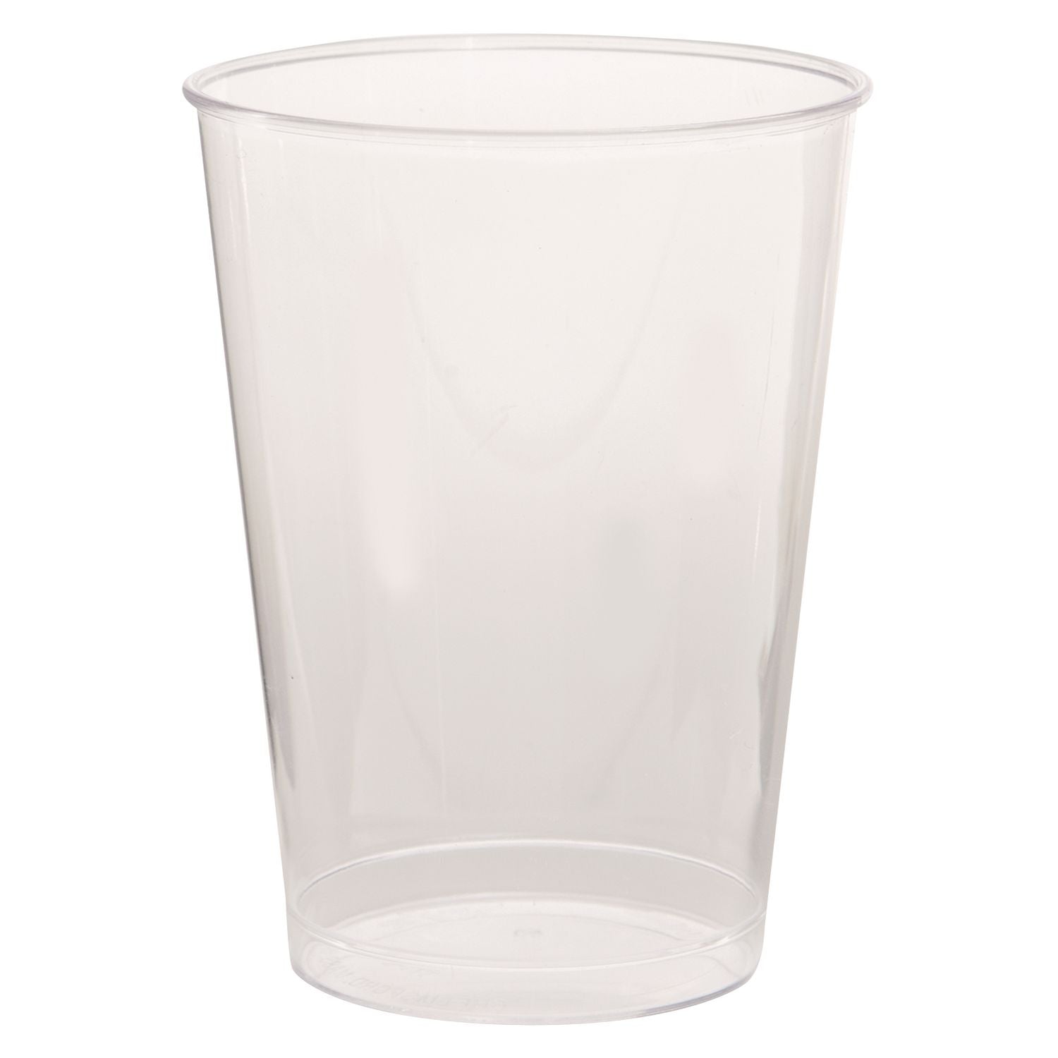 Comet Plastic Tumbler, 7 oz, Clear, Tall, 25/Pack, 20 Packs/Carton