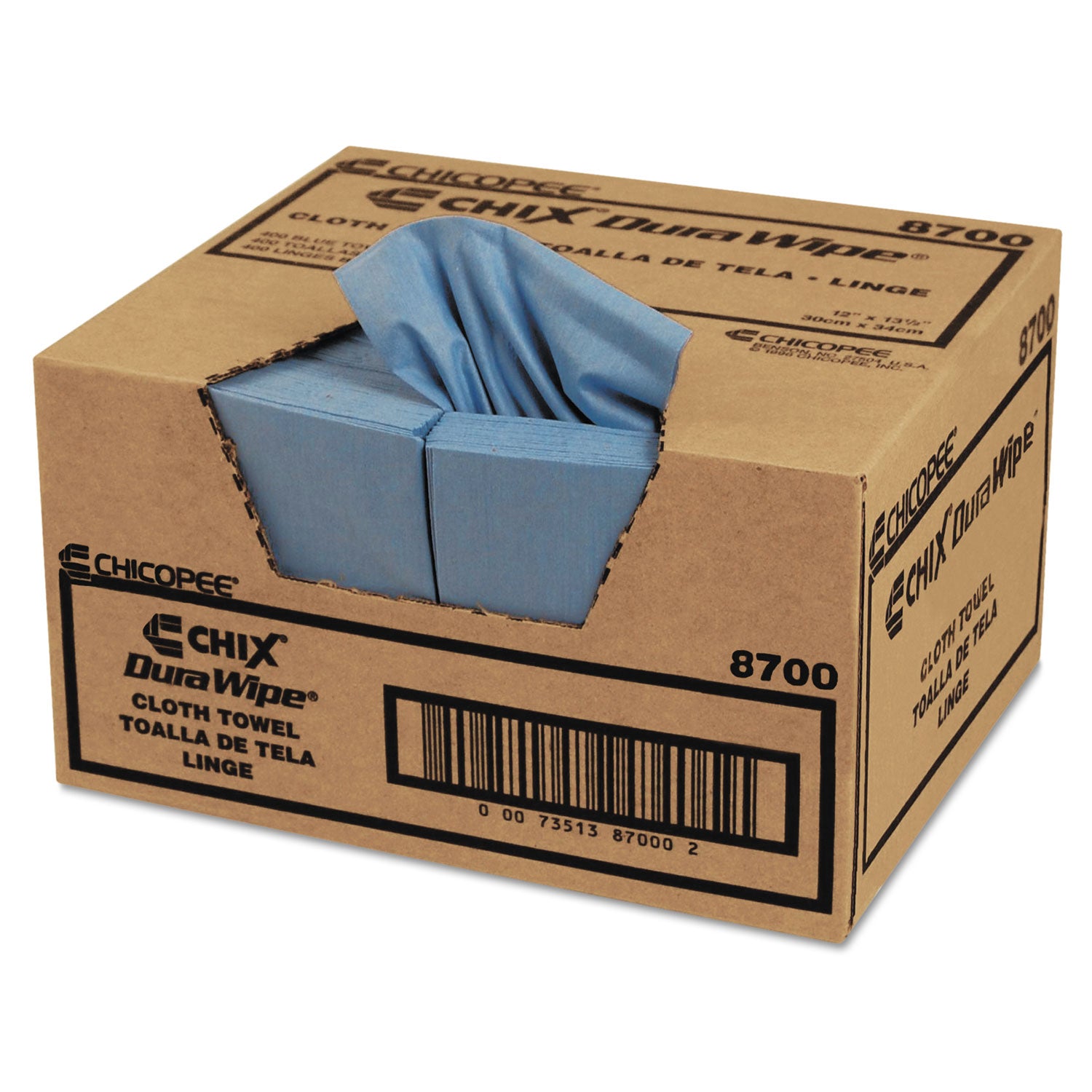 veraclean-critical-cleaning-wipes-smooth-texture-1-4-fold-1-ply-12-x-13-unscented-blue-400-carton_chi8700 - 1