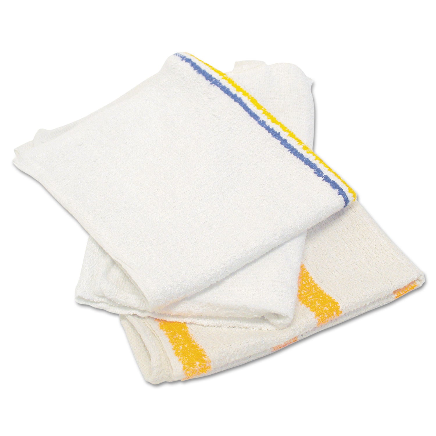 Value Counter Cloth/Bar Mop, 14 x 17, White, 25 Pounds/Bag - 