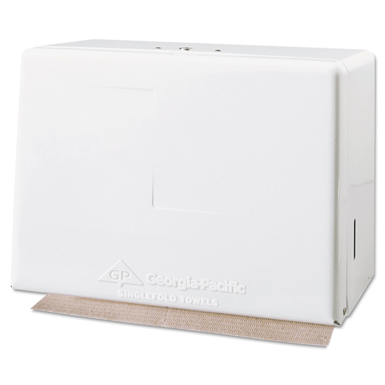 space-saver-singlefold-towel-dispenser-steel-1163-x-663-x-813-white_gpc56701 - 1