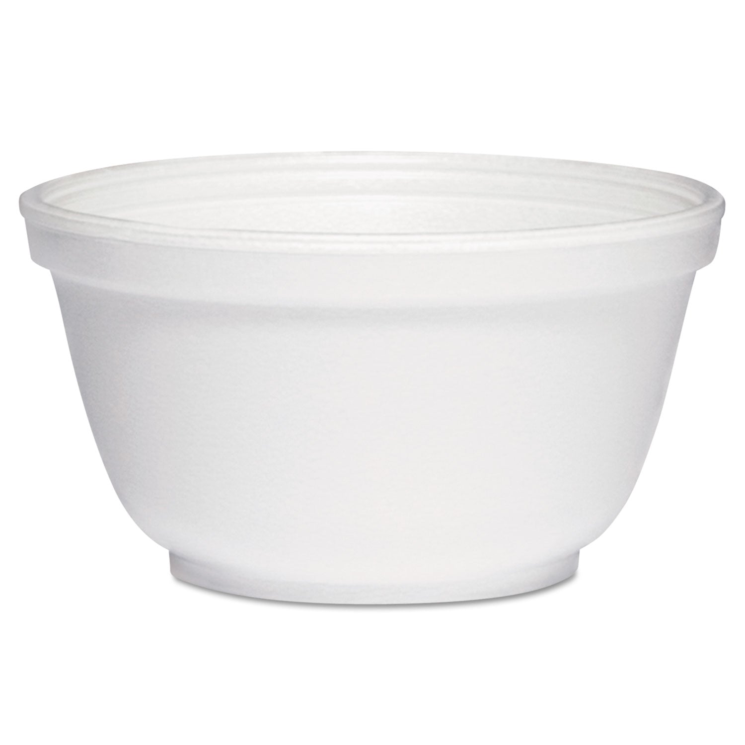 Foam Bowls, 10 oz, White, 50/Pack, 20 Packs/Carton - 