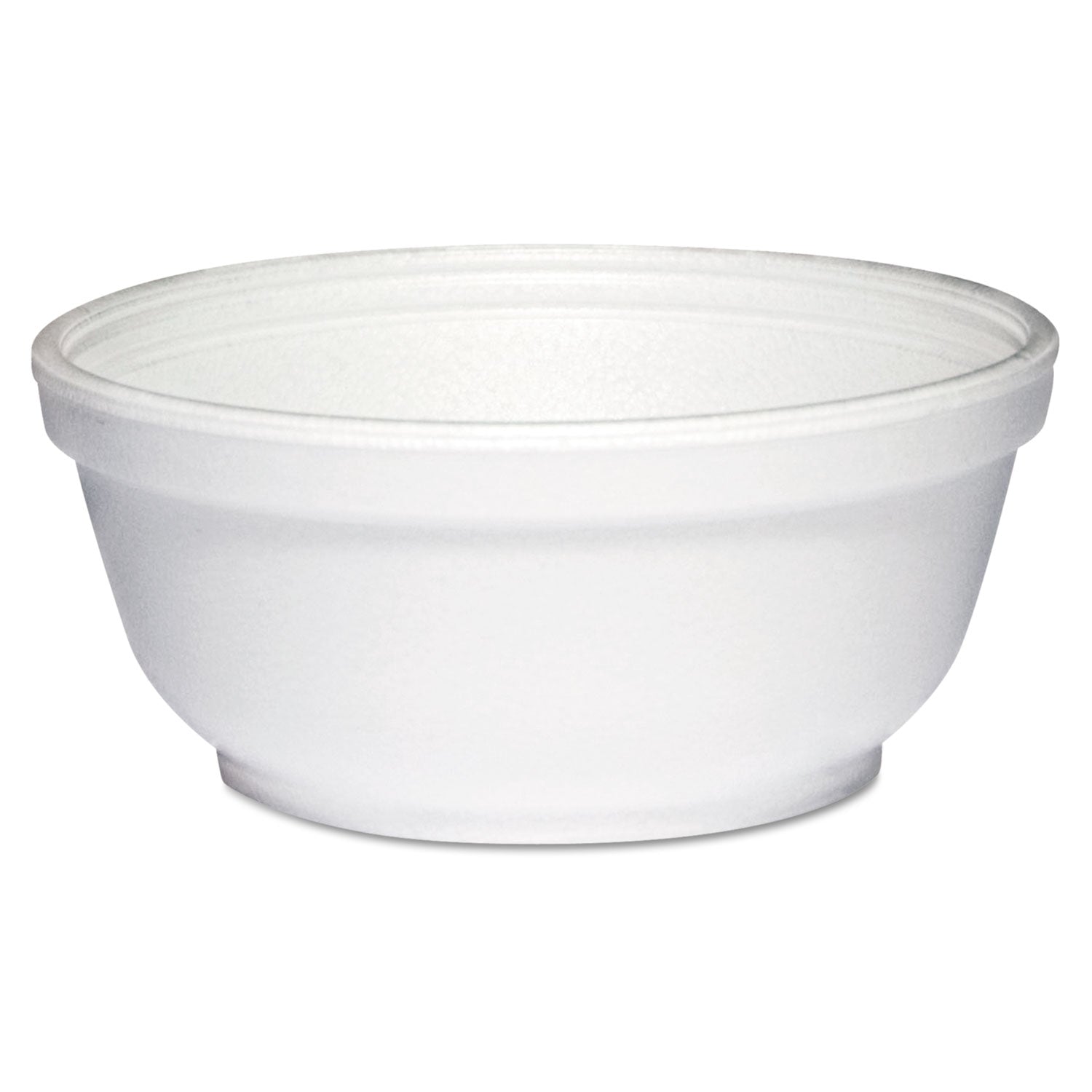 Foam Bowls, 8 oz, White, 50/Pack, 20 Packs/Carton - 