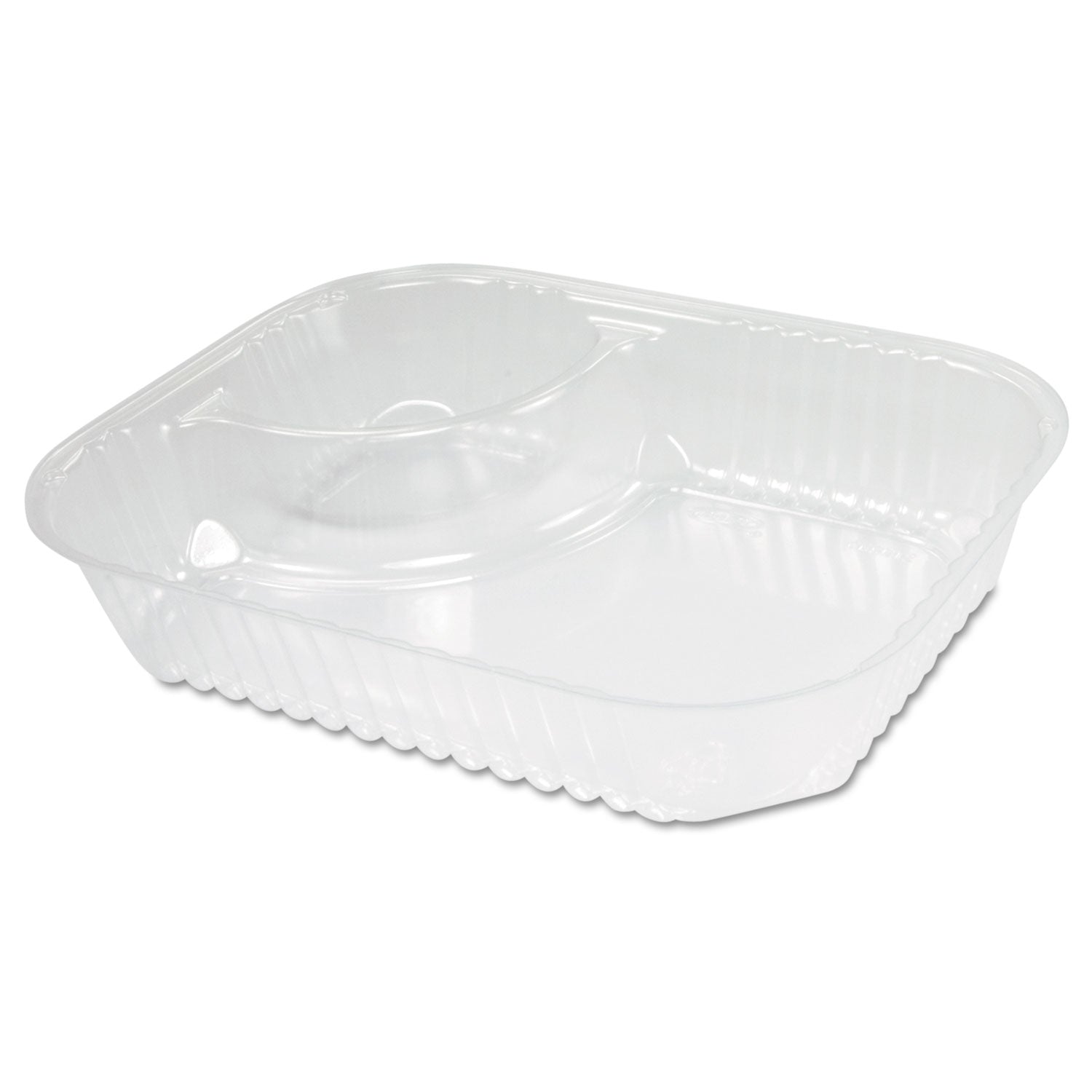 clearpac-large-nacho-tray-2-compartments-33-oz-62-x-62-x-16-clear-plastic-500-carton_dccc68nt2 - 1