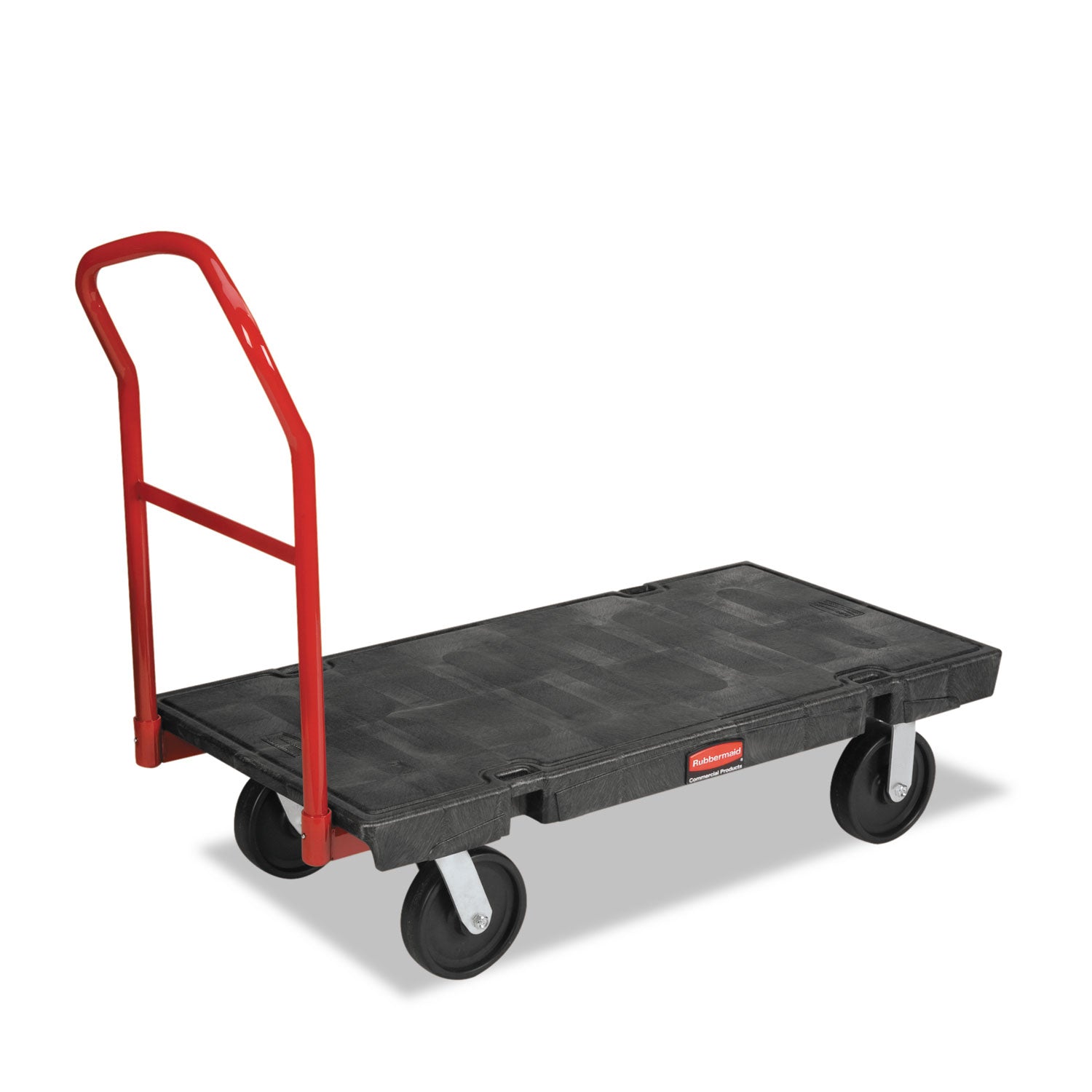 Platform Truck, 2,000 lb Capacity, 24 x 48 x 7, Black - 